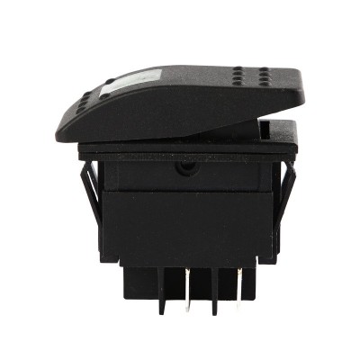 批发船型按键开关LED灯改装开关汽车游艇改装四脚开关插座一体 500个图5