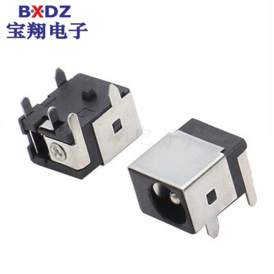 厂家直供DC插座DC-007/5.5*2.1/2.5镀金镀银大电流DC电源插座 2000只图2