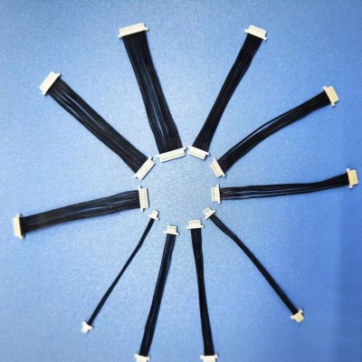 SH1.0间距端子线2p4p6p1571 28号单头红黑连接线100mm双头 电子线图4