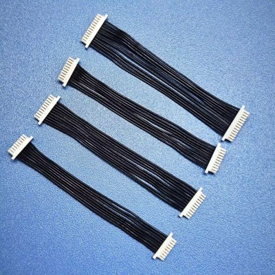 SH1.0间距端子线2p4p6p1571 28号单头红黑连接线100mm双头 电子线图2