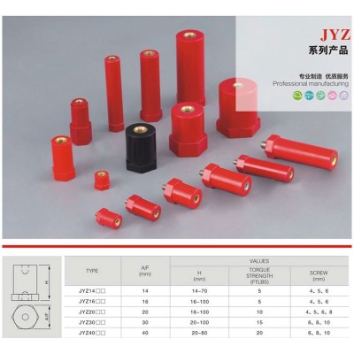 JYZ绝缘子新能源绝缘柱充电桩绝缘子JYZ30*30 30*40 30*50 30*60图4