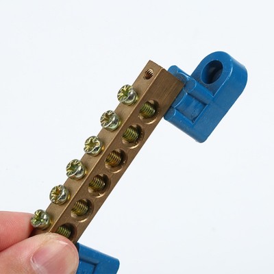 高桥型带底座铜接线端子零地接线排6*9高桥型8*12欧式纯铜端子带图4