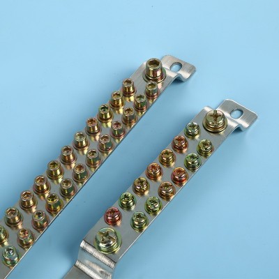 地排双排2.5×25零地排双排接线端子排接地铜排地线排零 线排配电图3