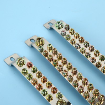 地排双排2.5×25零地排双排接线端子排接地铜排地线排零 线排配电图4