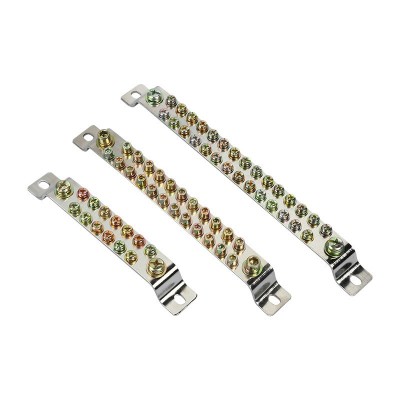 地排双排2.5×25零地排双排接线端子排接地铜排地线排零 线排配电图5