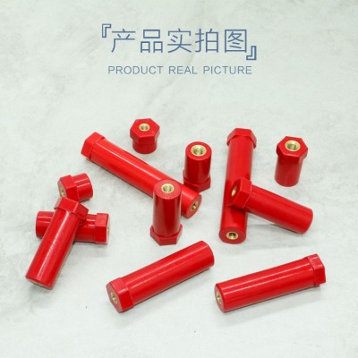 SB/JYZ20支柱式红色绝缘子BDMC纤维高强度新能源锂电池间隔 柱环保图2