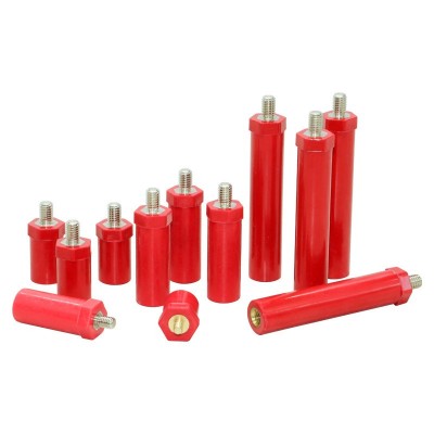 JYZ半杆型总六角红色绝缘柱低压绝缘子14直径新能源软启动配件图4
