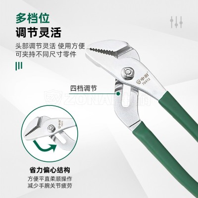 中耐 工业级水泵钳水管钳8寸/10寸/12寸 1把图2