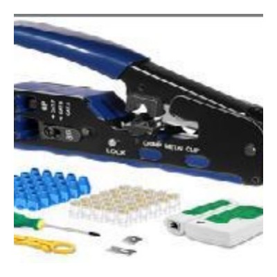 工厂直销电讯组合套装手动工具7类通孔燕尾夹RJ45多功能网线钳 1个图3