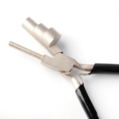 DIY钳子6寸大三段平口圆嘴钳碳钢珠宝钳饰品手工绕线造型钳 1把图4