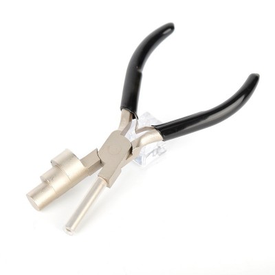 DIY钳子6寸大三段平口圆嘴钳碳钢珠宝钳饰品手工绕线造型钳 1把图2