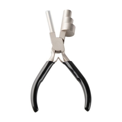 DIY钳子6寸大三段平口圆嘴钳碳钢珠宝钳饰品手工绕线造型钳 1把图5