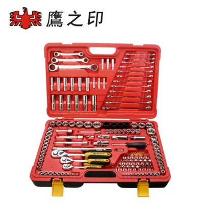 鹰之印 套筒棘轮扳手组合套装万用套头汽修维工具组套91401-91407 1套图3