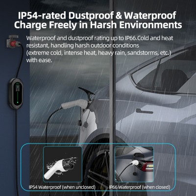 欧标新能源电动汽车充电枪桩便携式随车充家用 Type2欧标11kw380V 1套图3