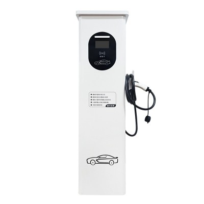 14KW双枪交流充电桩新能源充电桩商用运营收费建站钣金交流充电桩 1台图4