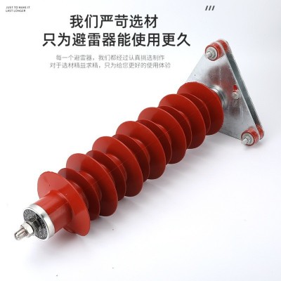 35kv 绝缘氧化锌避雷器HY5WZ-51/134防雷防水悬挂式密封防腐 1组图2