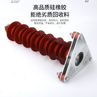 35kv 绝缘氧化锌避雷器HY5WZ-51/134防雷防水悬挂式密封防腐 1组图5