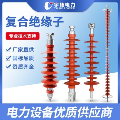 宇捷10 35 110 220KVFXBW棒形悬式FPQ针式FS横担复合绝 缘子防风偏 1只