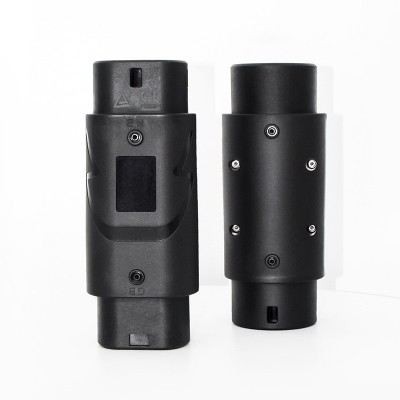 国标转欧标Type2特斯拉转接头电动汽车家用交流欧标转国 标转换头图4