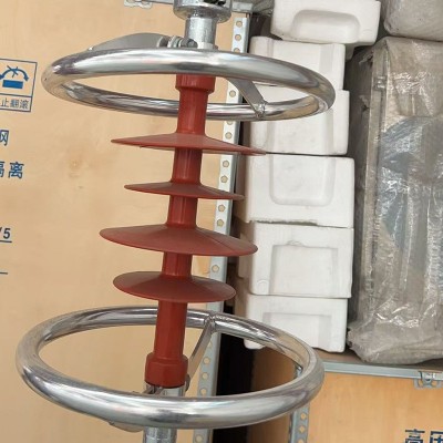 35kv氧化锌避雷器户外HY5CX-51/134悬挂式有间隙绝缘子避雷防雷图3