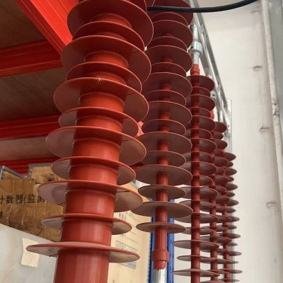 35kv氧化锌避雷器户外HY5CX-51/134悬挂式有间隙绝缘子避雷防雷图4