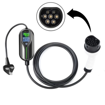 16A可调节电流新能源电动汽车随车充IP55家用便携式充电桩图5