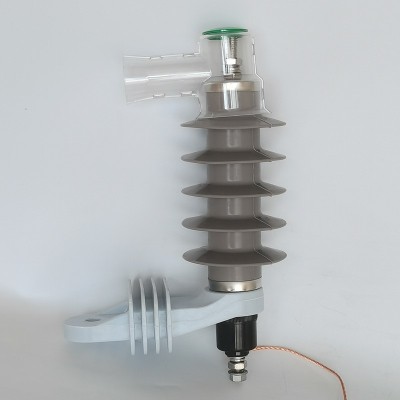 东舟外贸避雷器生产厂家11kV-15kV硅胶金属氧化锌避雷器YH10W-11L图2