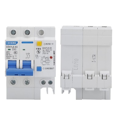 【正品】防雷漏电断路器家用2P空气开关带漏电保护器63a32A防触电图5