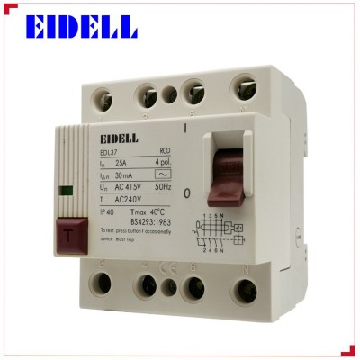 外贸出口专供2P40A电磁式防干扰NFIN漏电断路器图2