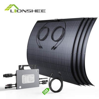 230V阳台光伏系统套装 800W微型逆变器240W单晶硅软板欧洲直发图5