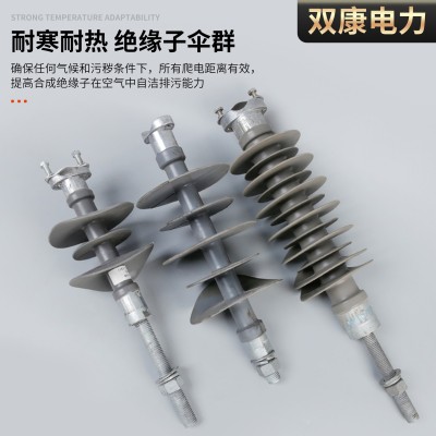 外贸专供复合单双耳绝缘子棒形悬式绝缘子硅橡胶复合绝缘子图3