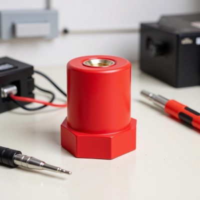 BH10系列红色高强度绝缘子低压新能源绝缘柱六角螺母型绝缘子支柱图2