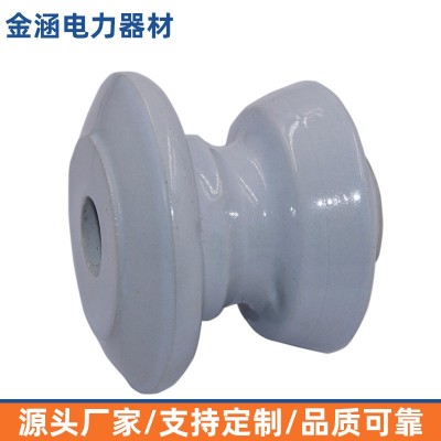 电力绝缘子拉线绝缘瓷瓶3D陶瓷高级感ED台蝶式瓷瓶电力连接陶瓷瓶图3