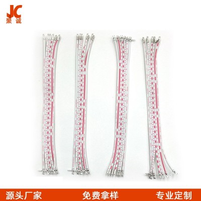 2468排线定制红白加工订做蓝白电子线定做端子线束图2