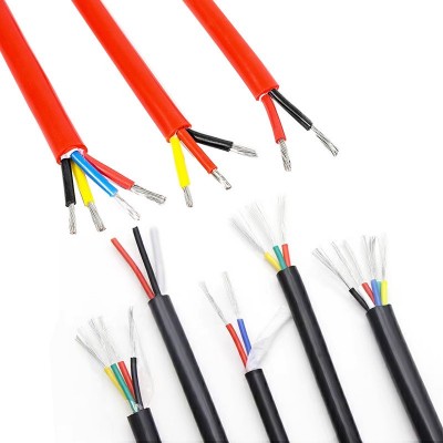 加工YGC耐高温硅胶护套线特软电缆线高压2/3/4芯硅胶 橡胶线图5