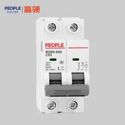 人民电器RDB5-80S预付费小型断路器IC卡式电表费控制电闸