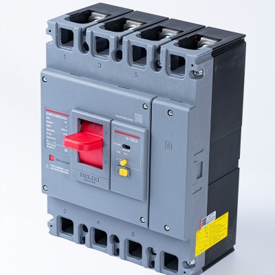 德力西电气三相四线CDM3LS开关4P空开带漏电保护塑壳漏电断路器图3
