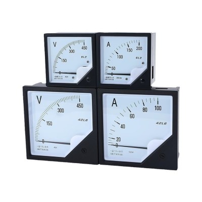 交流直通电流表指针式6L2-A600/5400/5250/5指针电流电压表仪表图5