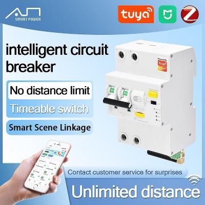 涂鸦WIFI通断器计量采温远程操控智能开关断路器温控手机联动开关