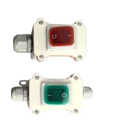 防水接线盒IP65户外KCD4船型开关四脚二档不锈钢金属面图5