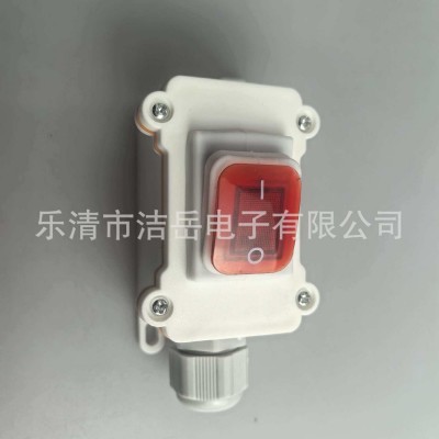 防水接线盒IP65户外KCD4船型开关四脚二档不锈钢金属面图3