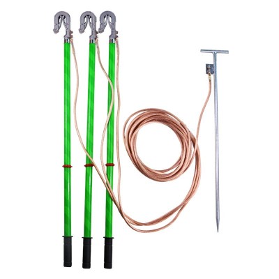 10kv高压短路双舌接地棒电站国标软铜接地线户外便捷型短路接地线图4