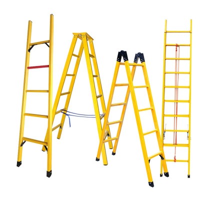 玻璃钢梯子绝缘梯 直梯 关节 伸缩人字梯 2米3米5米玻璃钢关节梯图5