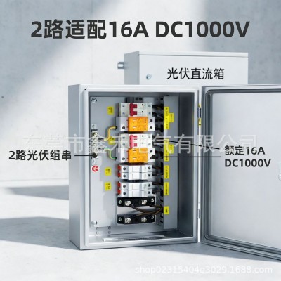 用于加拿大市场的户外太阳能汇流箱 2 路光伏组串额定电流 16A图3