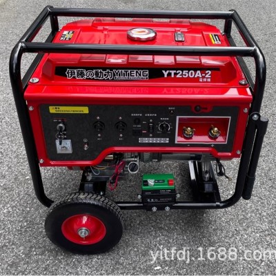 电焊机柴油发电机两用一体机纯铜电机220v小型户外焊接YT300EW图2
