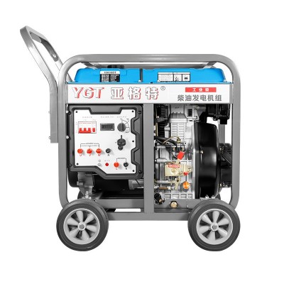 小型柴油发电机户外便携式家用3千瓦电启动开架柴油发电机组220V