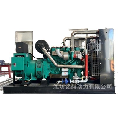天然气沼气250kW燃气发电机组 垃圾填埋气可燃气体发电站出口机型图5