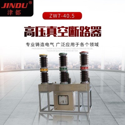 供应JINDU津都ZW7-40.5户外六氟化硫40.5KV高压真空断路器开关图2