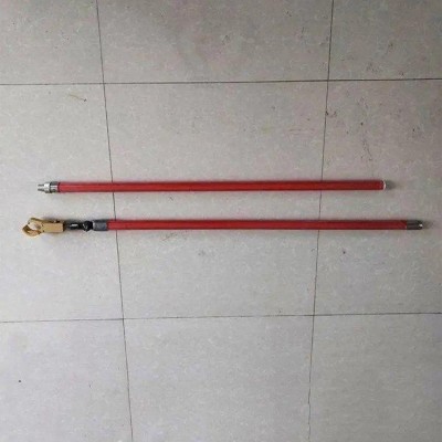 插接式鹰嘴钳操作杆2米临时搭头引线夹线杆老鹰夹头锁杆图2