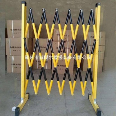 车站折叠安全隔离护栏可移动玻璃钢式伸缩围栏高速公路围挡图4